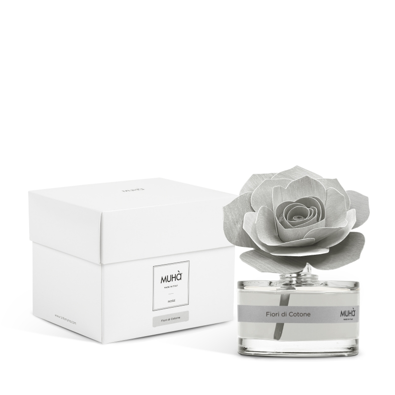 Muhà PROFUMATORE D’AMBIENTE ROSA DIFFUSER FIORI DI COTONE 50 ML