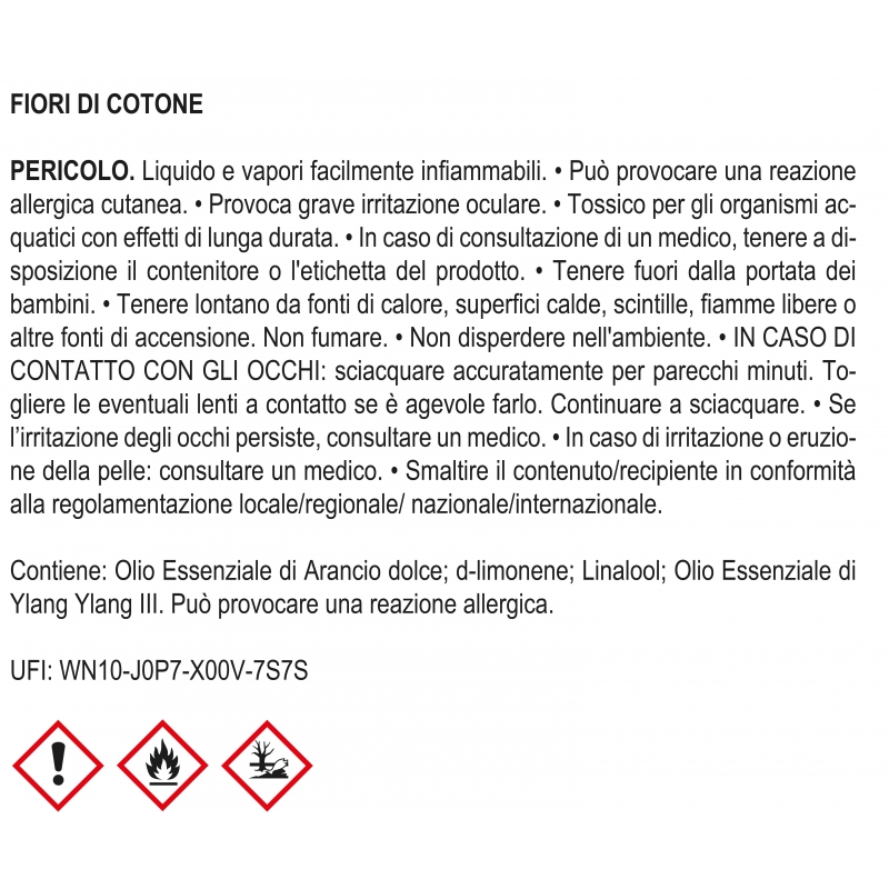 Muhà PROFUMATORE D’AMBIENTE ROSA DIFFUSER FIORI DI COTONE 50 ML