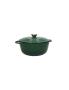 BRANDANI CASSERUOLA COCOTTE VERDE GHISA SMALTATA 4 LT