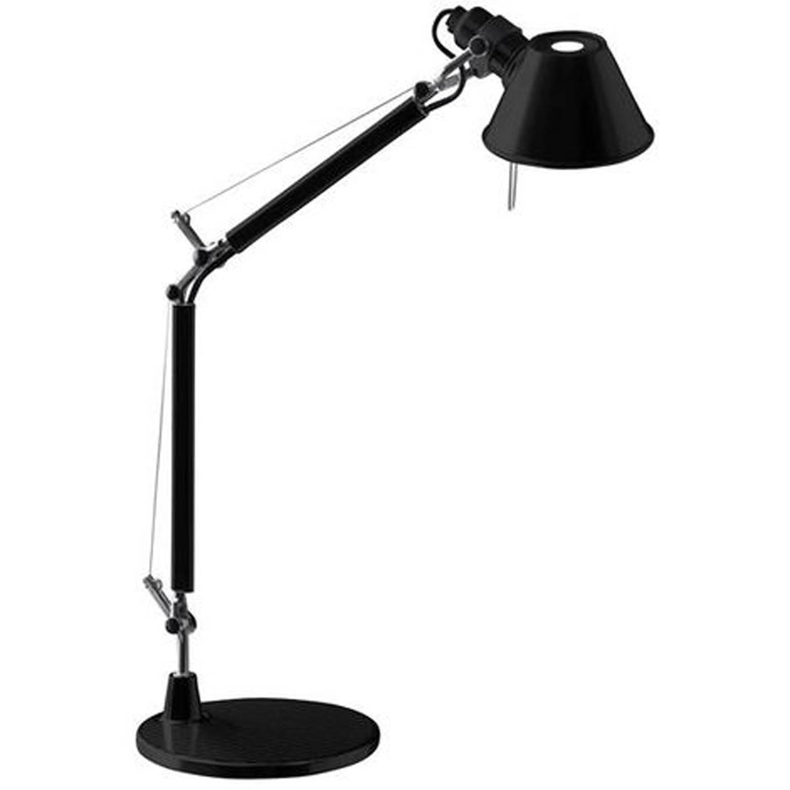 Lampada Artemide Da Tavolo.Lampada Da Tavolo Tolomeo Micro Nero Artemide