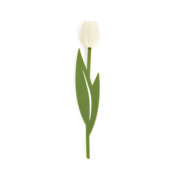 BALVI Segnalibro Tulip bianco