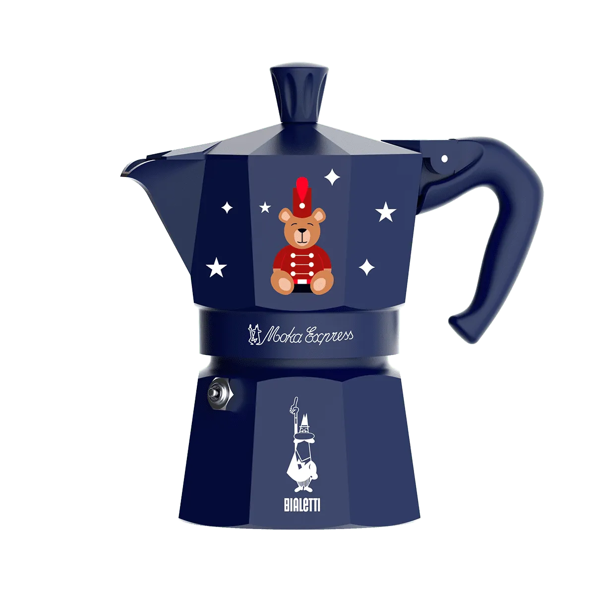 BIALETTI CAFFETTIERA MOKA EXPRESS MAGICO RICORDO BLU 3 TZ