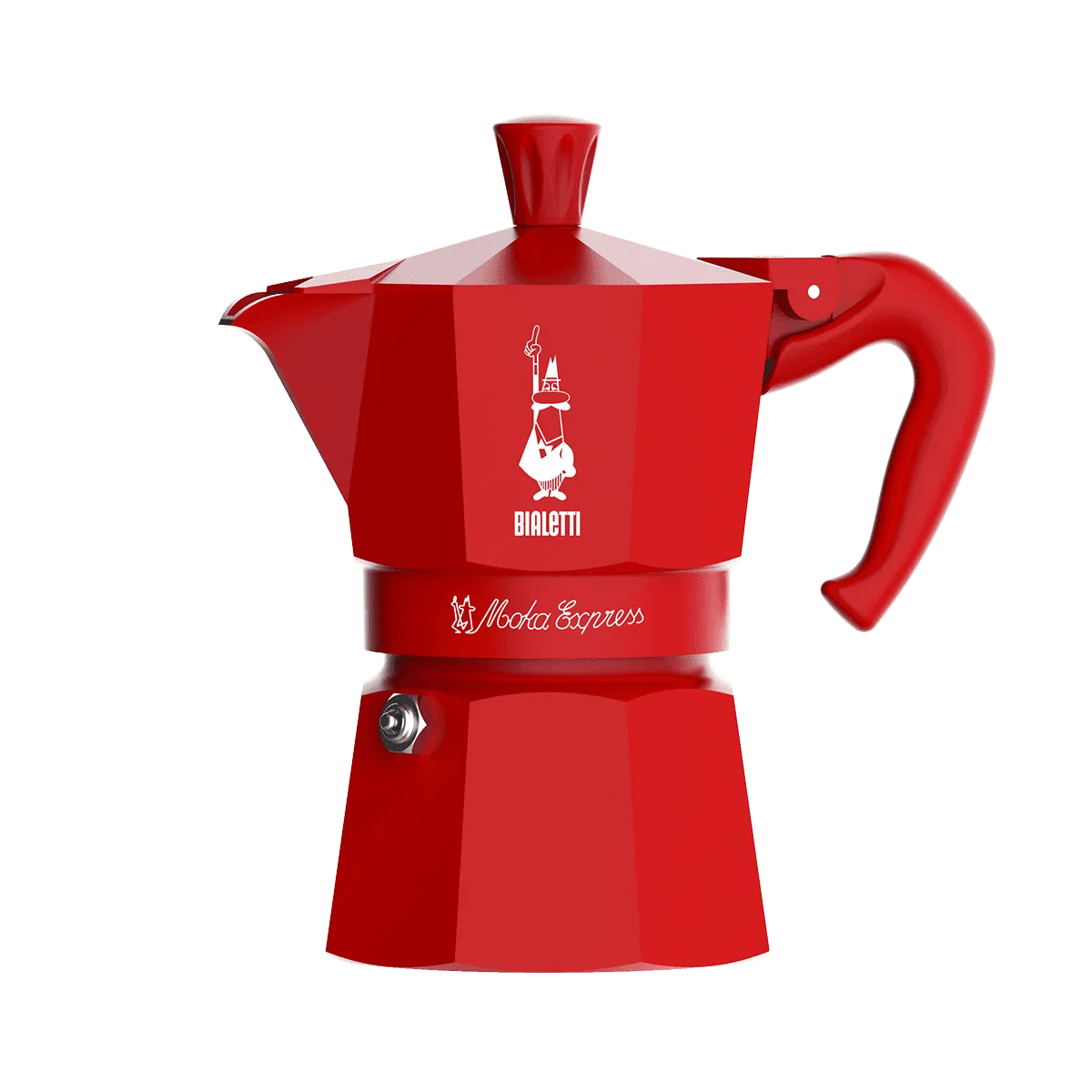 BIALETTI CAFFETTIERA Moka Express Rosso  3TZ