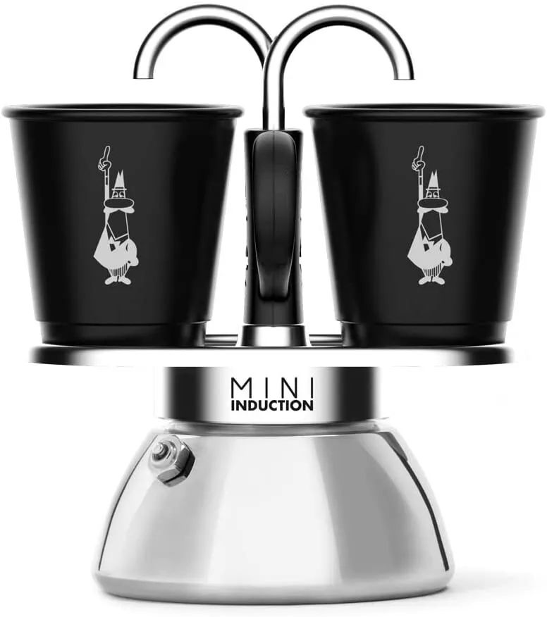 BIALETTI SET MINI EXPRESS INDUZIONE + DUE BICCHIERINI