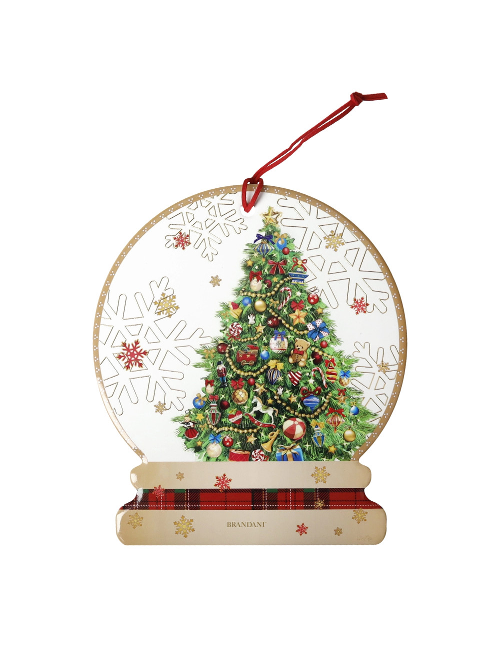 BRANDANI DECORAZIONE CHRISTMAS ALBERO CERAM-SUGHERO SOTTOPENTOLA