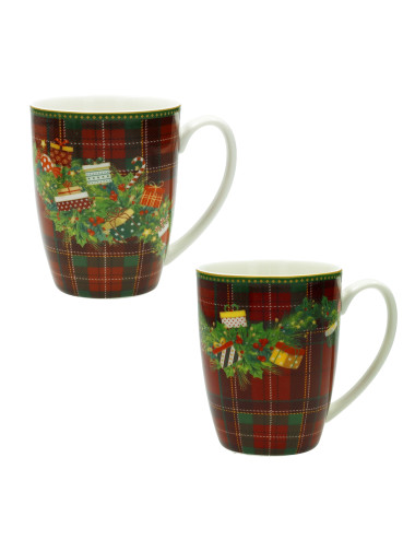 BRANDANI MUG REGALOMAGIA SET 2 PZ NEW BONE CHINA