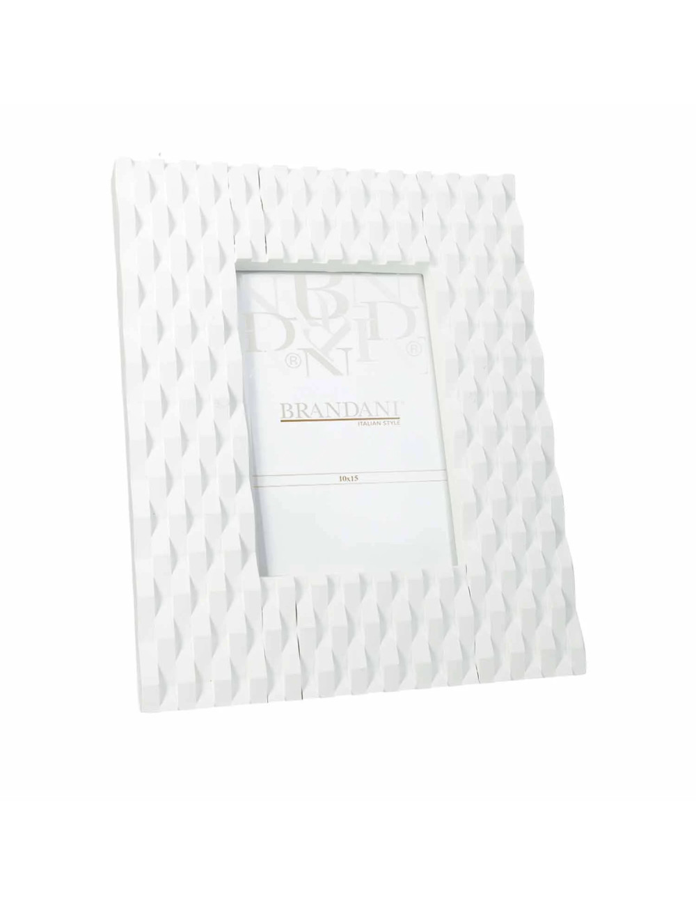 BRANDANI PORTAFOTO GLAM BIANCO POLIRESINA INTERNO 10X15