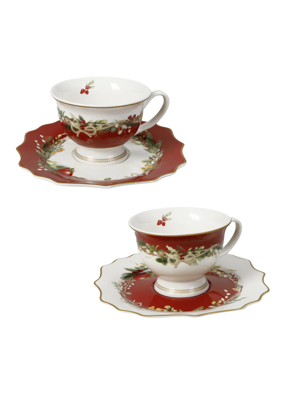 BRANDANI TAZZINA CAFFE CAROL SET 2 PZ NEW BONE CHINA