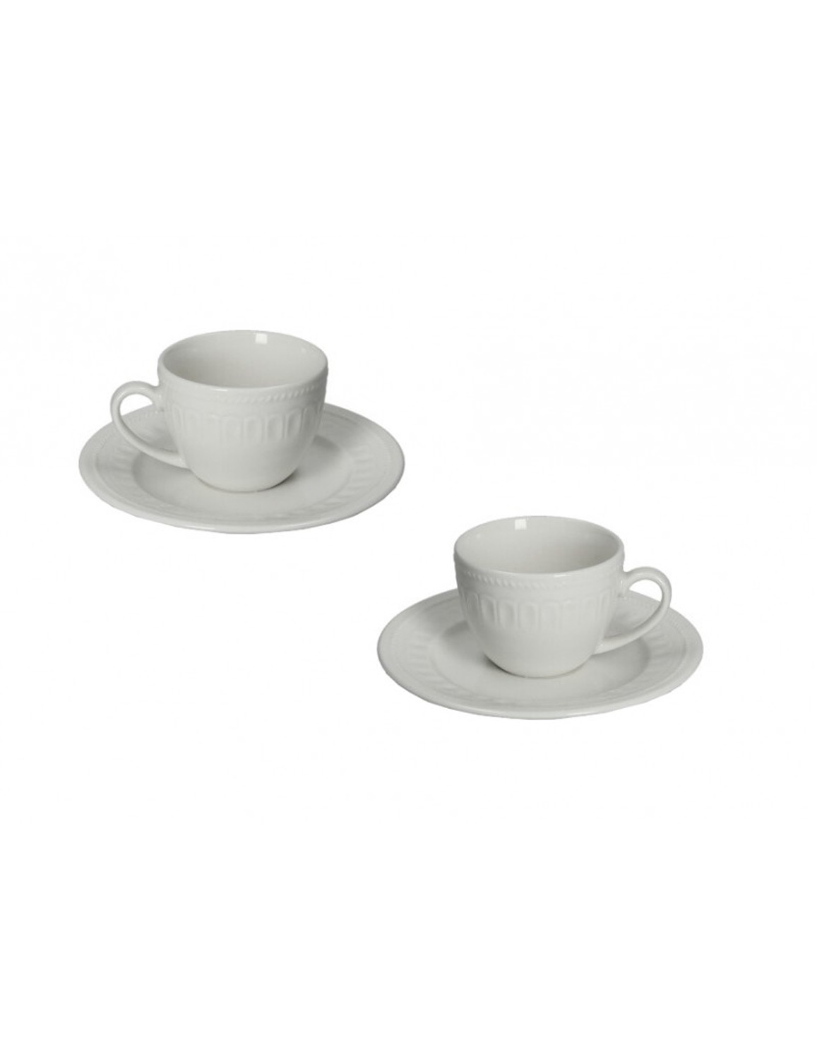 Brandani Tazzina Caffe Senzatempo set 2 Pezzi New Bone China