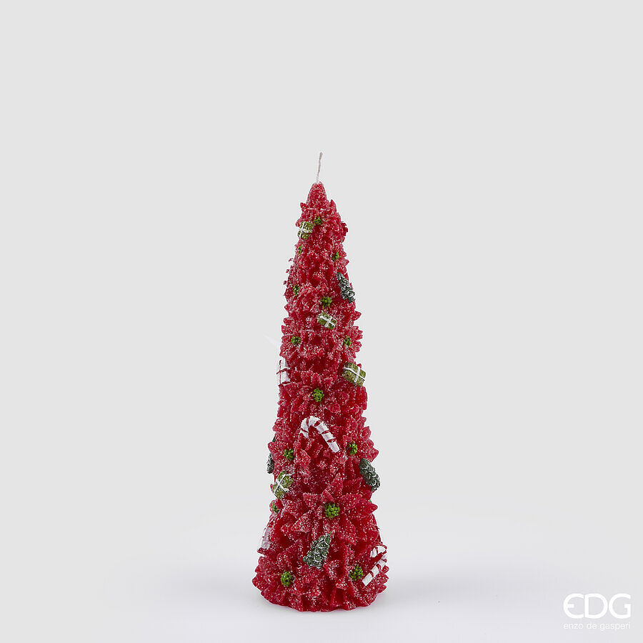 EDG ENZO DE GASPERI Candela Stella Natale Cono H26 cm