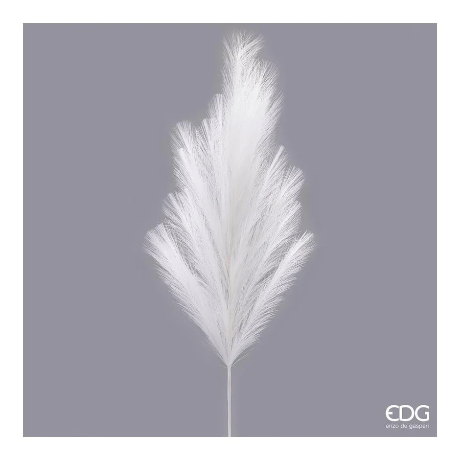 EDG Pampas Ramo Bianco H 130 18Ciuffi X35 Cm