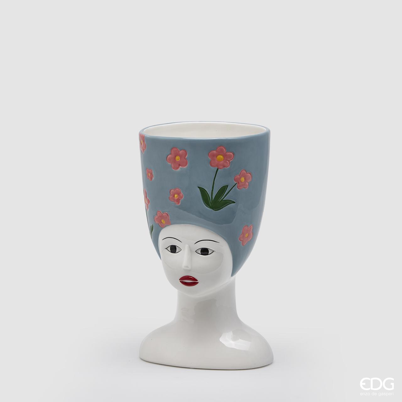 EDG VASO DONNA BUSTO E FIORI H29