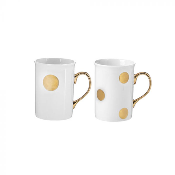 EVVIVA SET 2 TAZZE MUG 310 ML POIS GRANDI