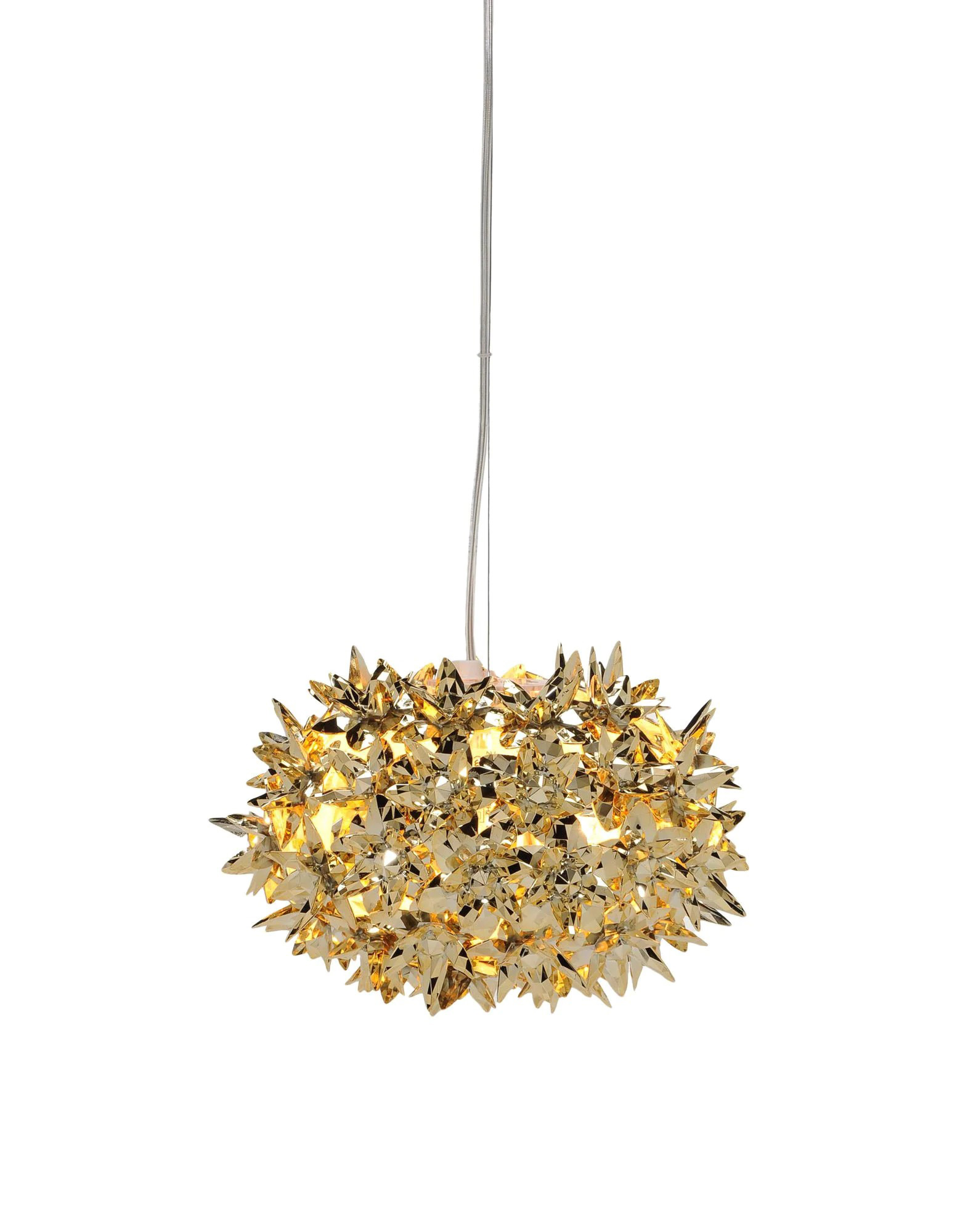 Kartell Lampadario Sospensione Bloom Piccolo Oro