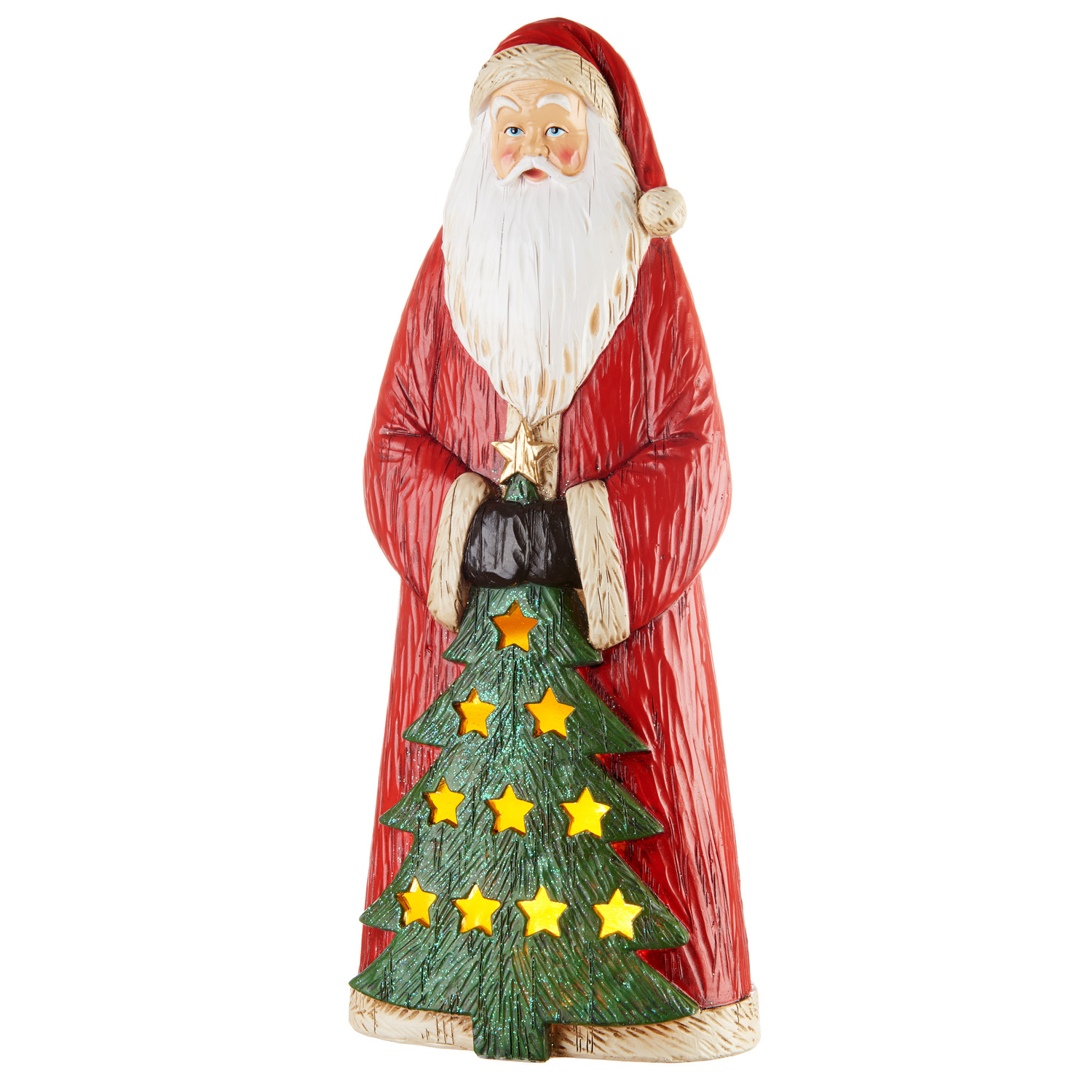 LOCA NERA Decorazione natalizia Santa Claus babbo natale albero