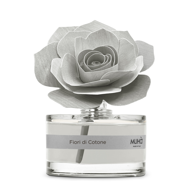 Muhà PROFUMATORE D’AMBIENTE ROSA DIFFUSER FIORI DI COTONE 50 ML