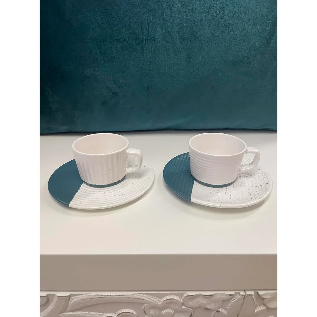 TOGNANA SET 2 TAZZE CAFFE’ OTTANIO new milk & coffee Rice