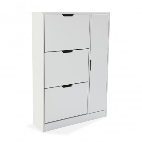 VERSA SCARPIERA 4 CASSETTI BIANCO