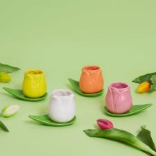 BALVI Set tazzine da cafè Tulip colori assortiti 4 PZ