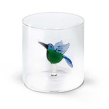 WD LIFESTYLE Bicchiere in vetro borosilicato 250 ml Decoro COLIBRI