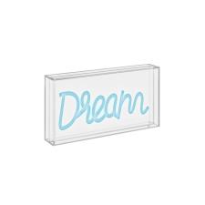 WDLIFESTYLE ARREDO CASA Insegna Neon con scritta decorativa DREAM